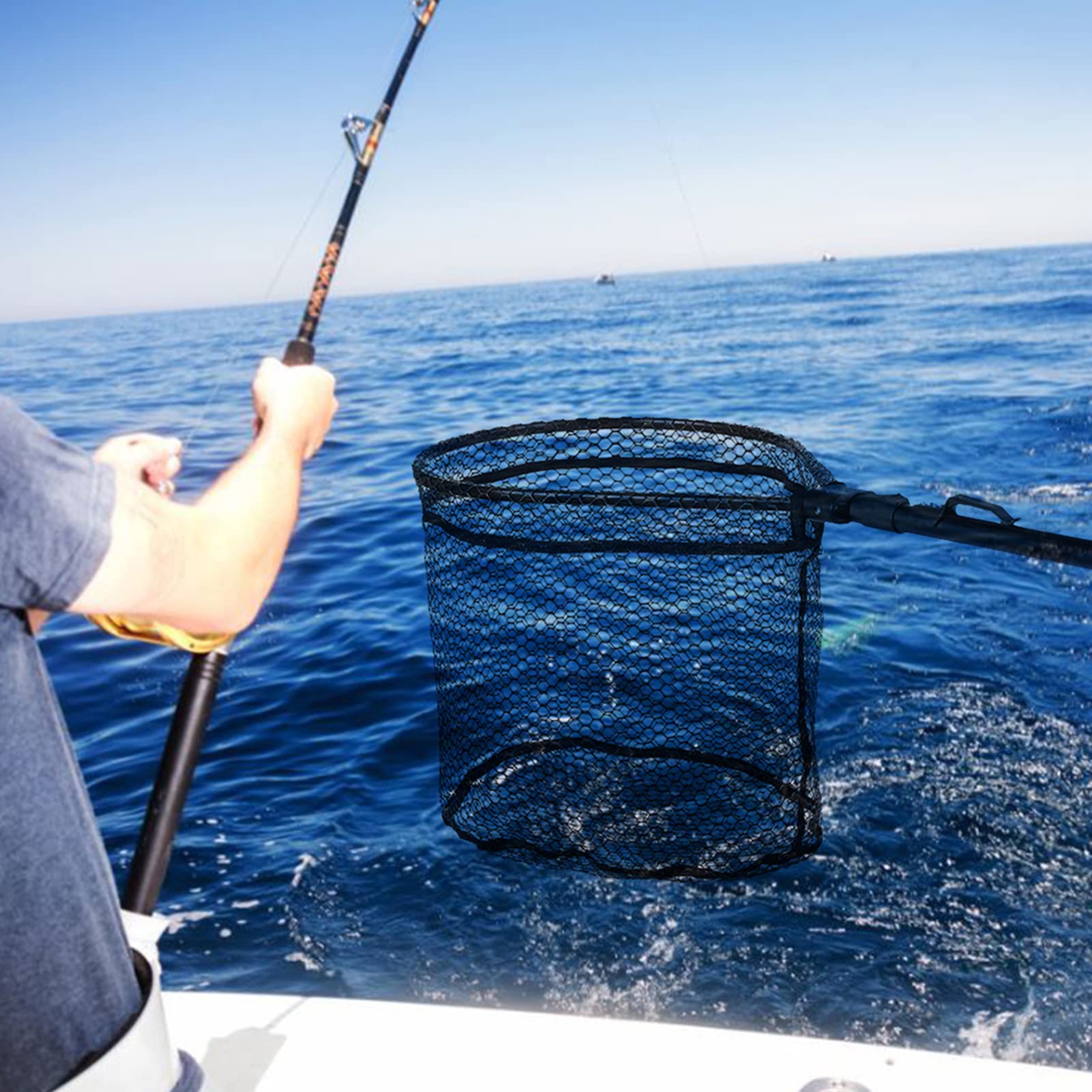 Amazon | GIZMAC 玉網 タモ網 折りたたみ 魚網 釣りネット